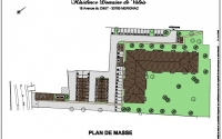 Plan de masse Domaine de Valois - Mérignac (33)